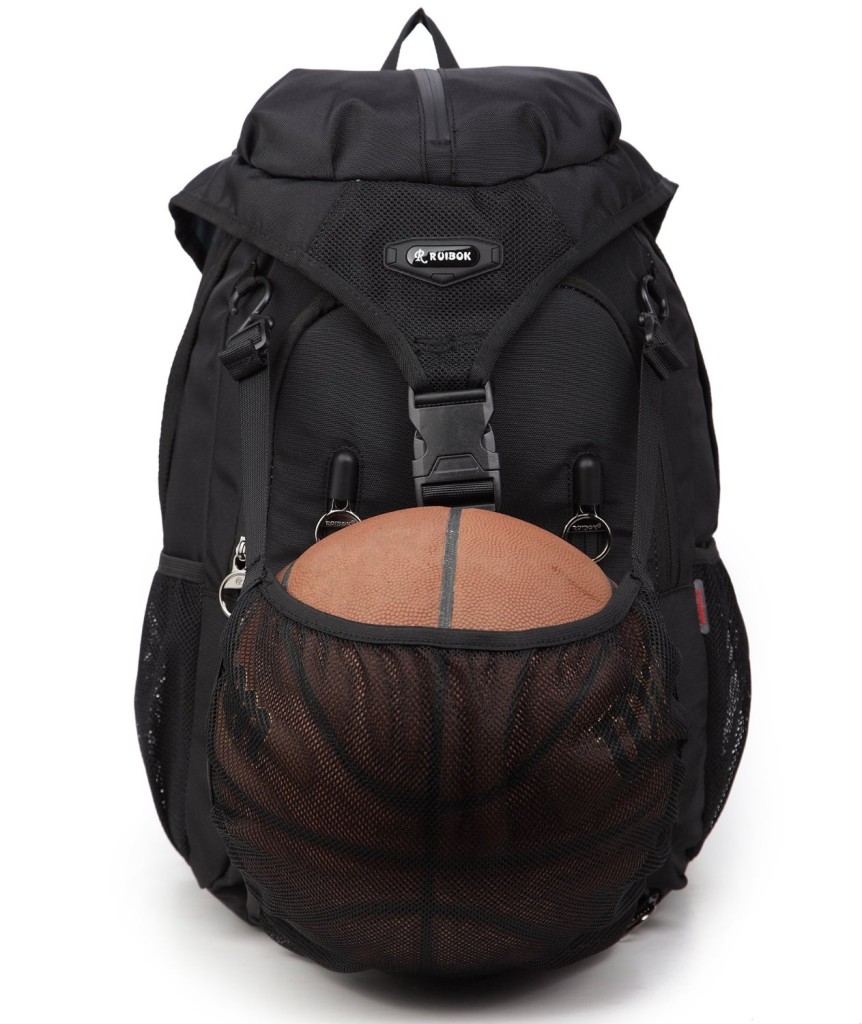 backpack that holds basketball